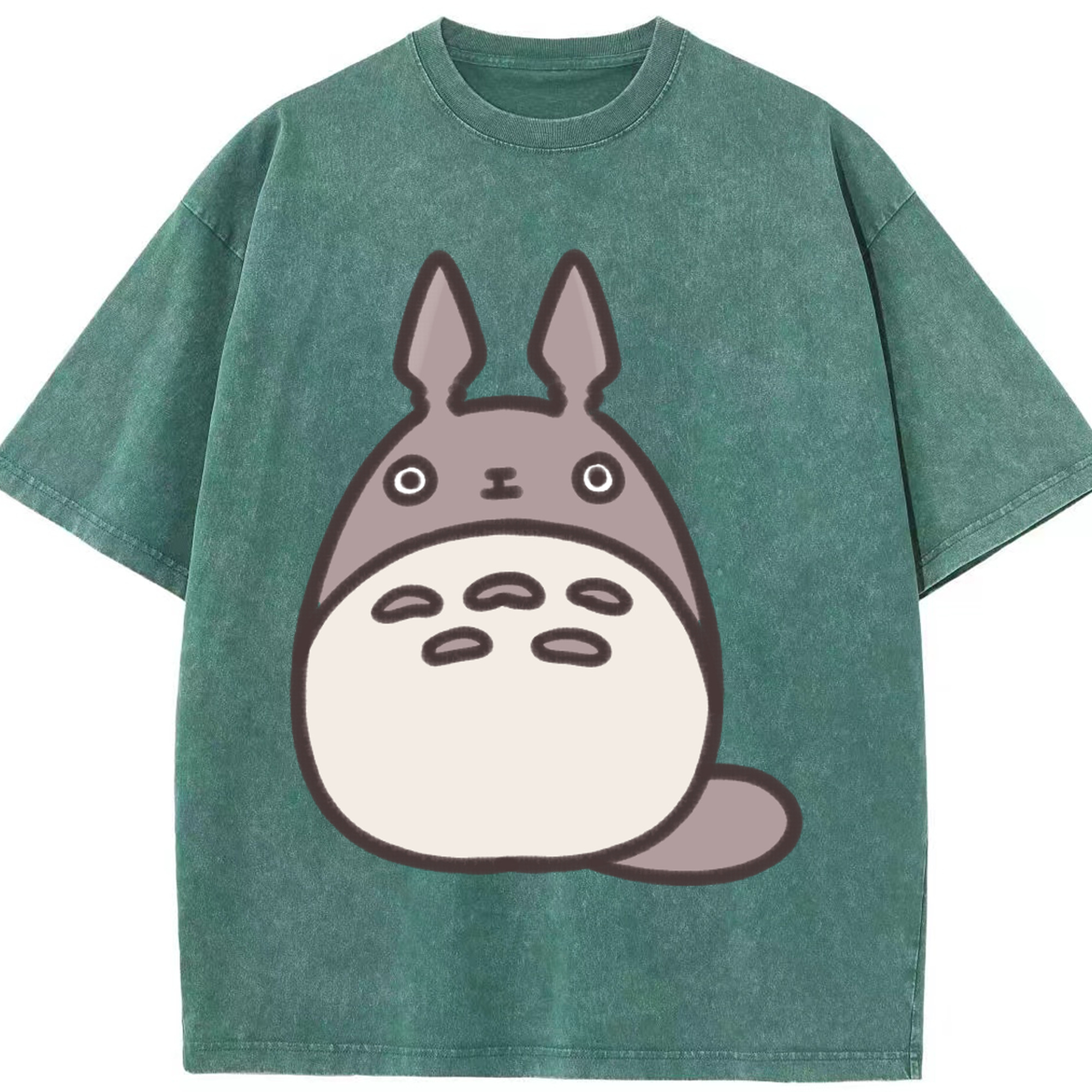 （画像用） となりのトトロ 草壁メイ 草壁サツキ My Neighbor Totoro Satsuki Kusakabe Mei Kusakabe 綿100% ヴィンテージ風 半袖Tシャツ（フロントプリント）